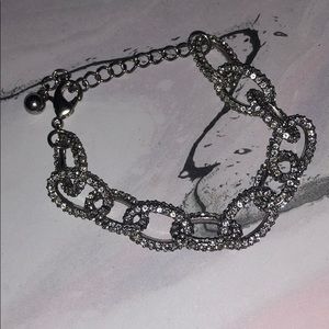 Silver J Crew bracelet